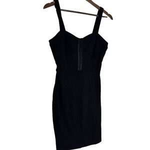 Women's black bodycon zip front dress baddie vamp whimsigoth baddie costume